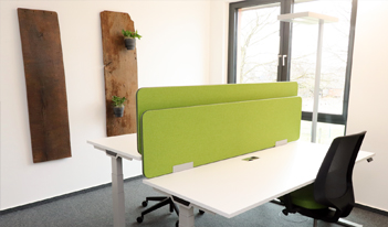Flexibler Schreibtisch im TATKRAFT Coworking
